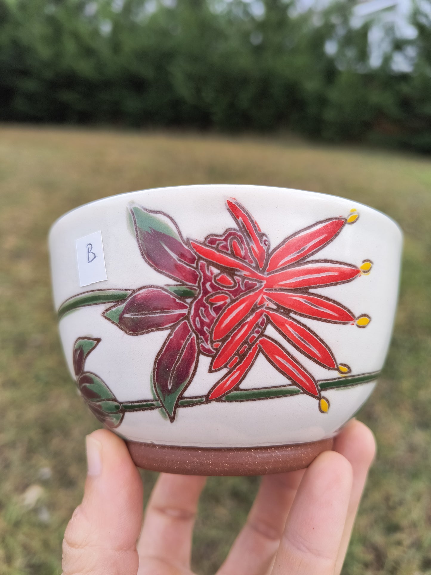Bee Balm Ice cream Bowl B