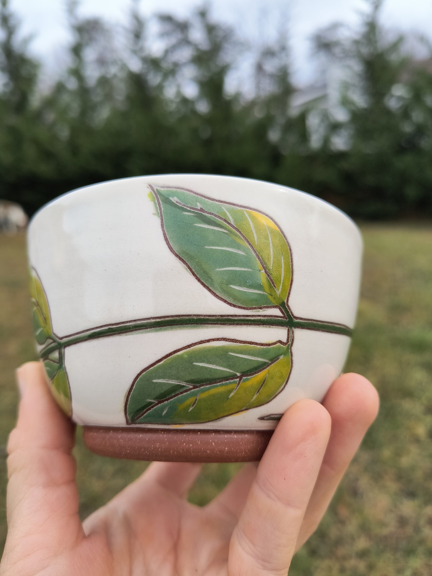 Bee Balm Ice cream Bowl B