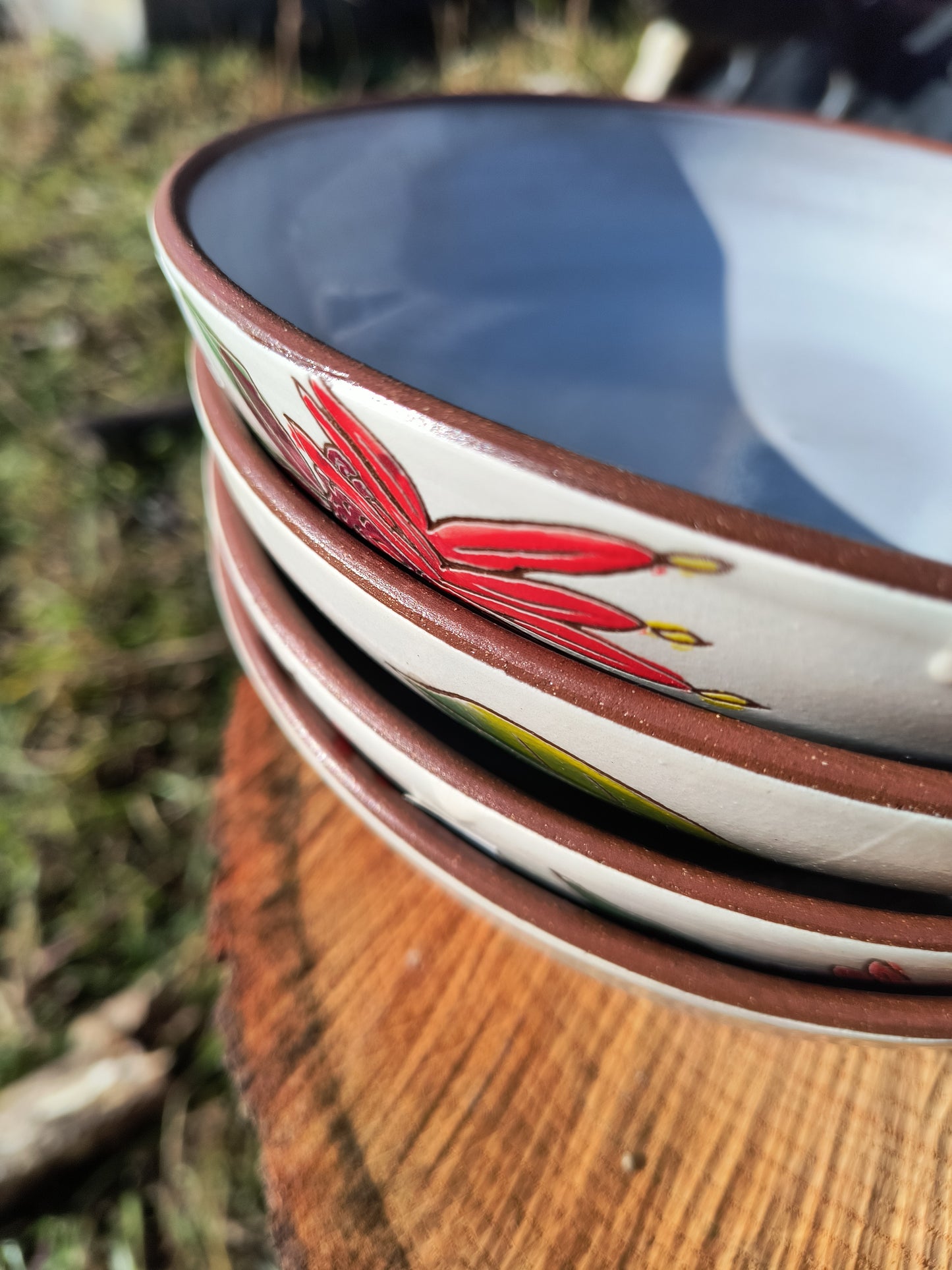 Bee Balm Pasta Bowls