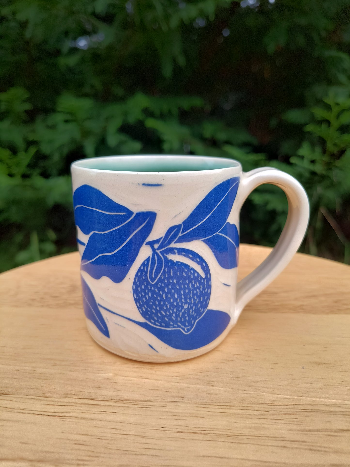 Blue Lemon Mug 12oz