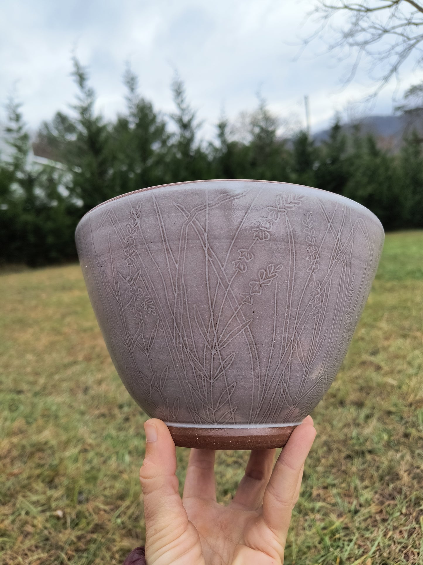 Lavender Bowl (taller)