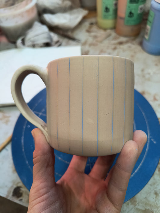 Blue Stripe Mug (8oz) (pre-order)