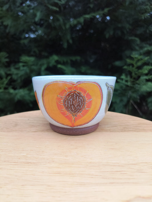 Peach Bowl B (peach halve)