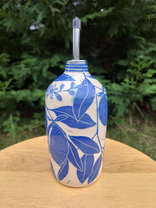 Blue Lemon Oil Bottle 16oz