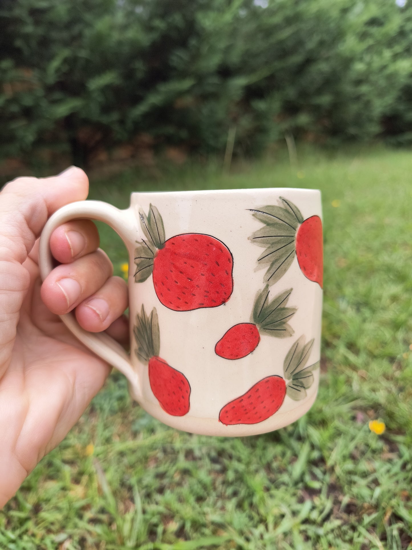 Strawberry Mug-blue