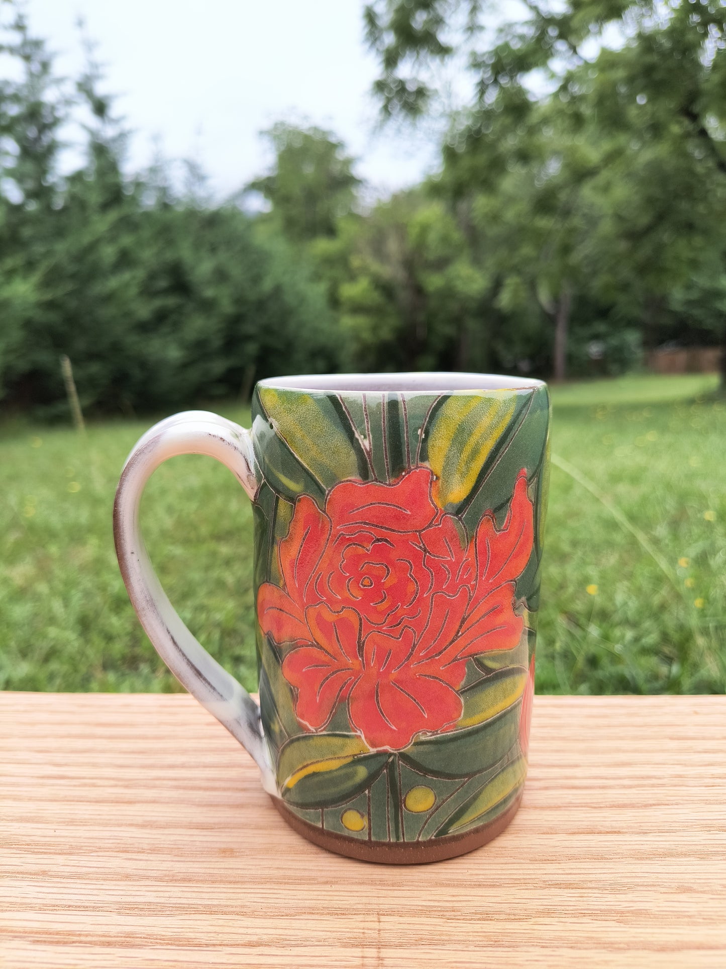 Peony Mug - tall! 16oz