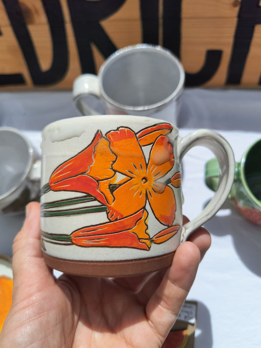 California Poppy Mug B 10oz 2nd
