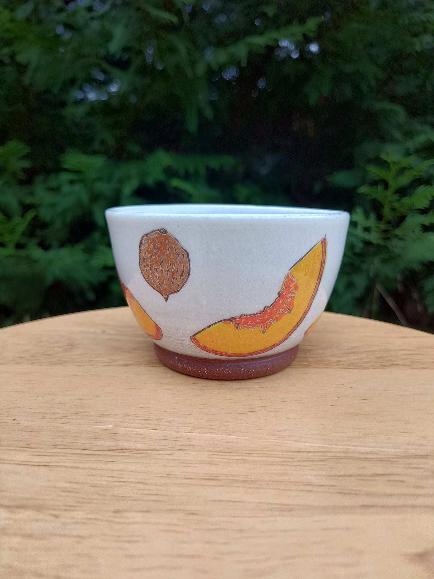 Peach Bowl B (peach halve)