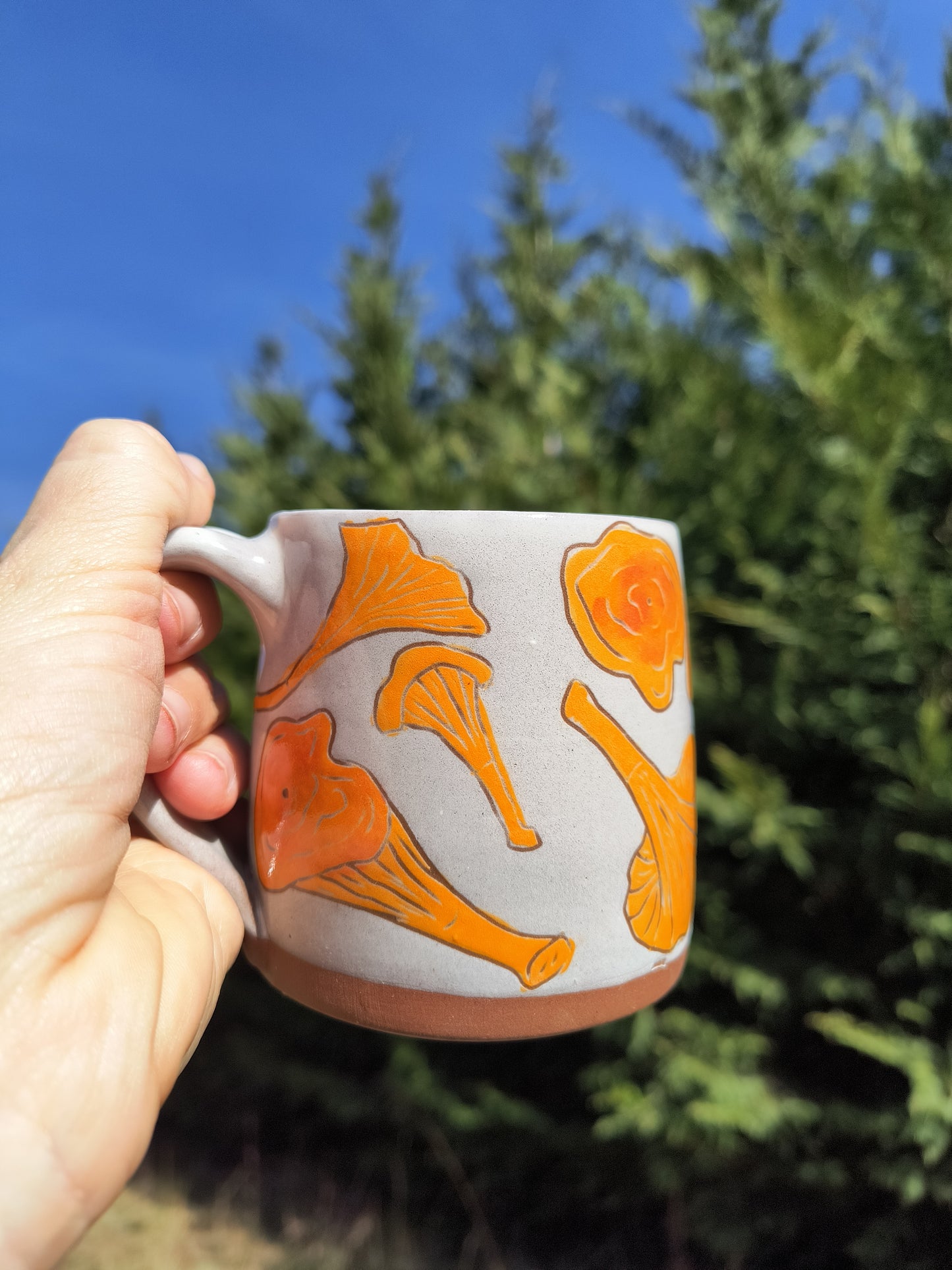 Chanterelle Mushroom Mug