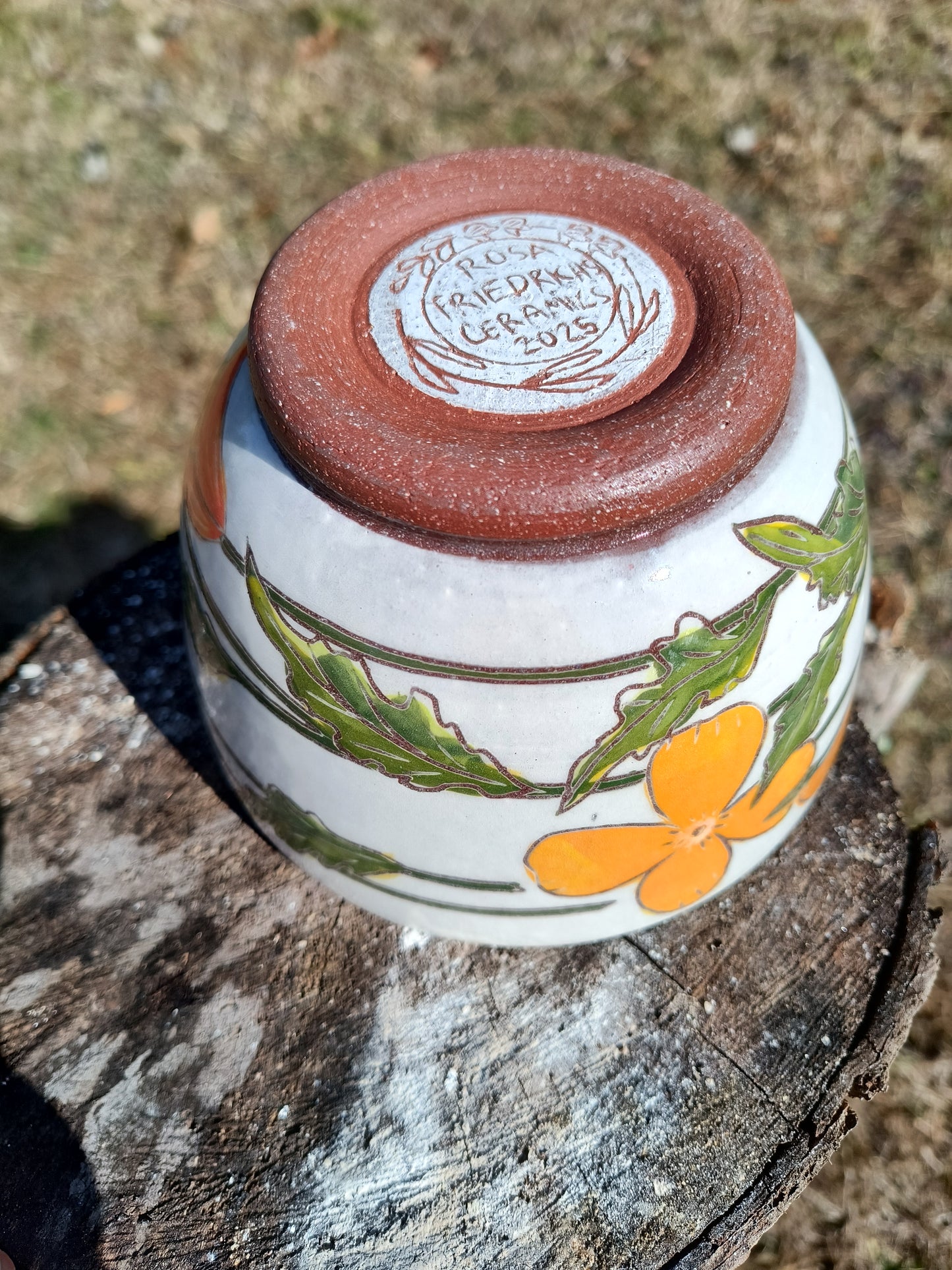 California Poppy Everyday Bowl