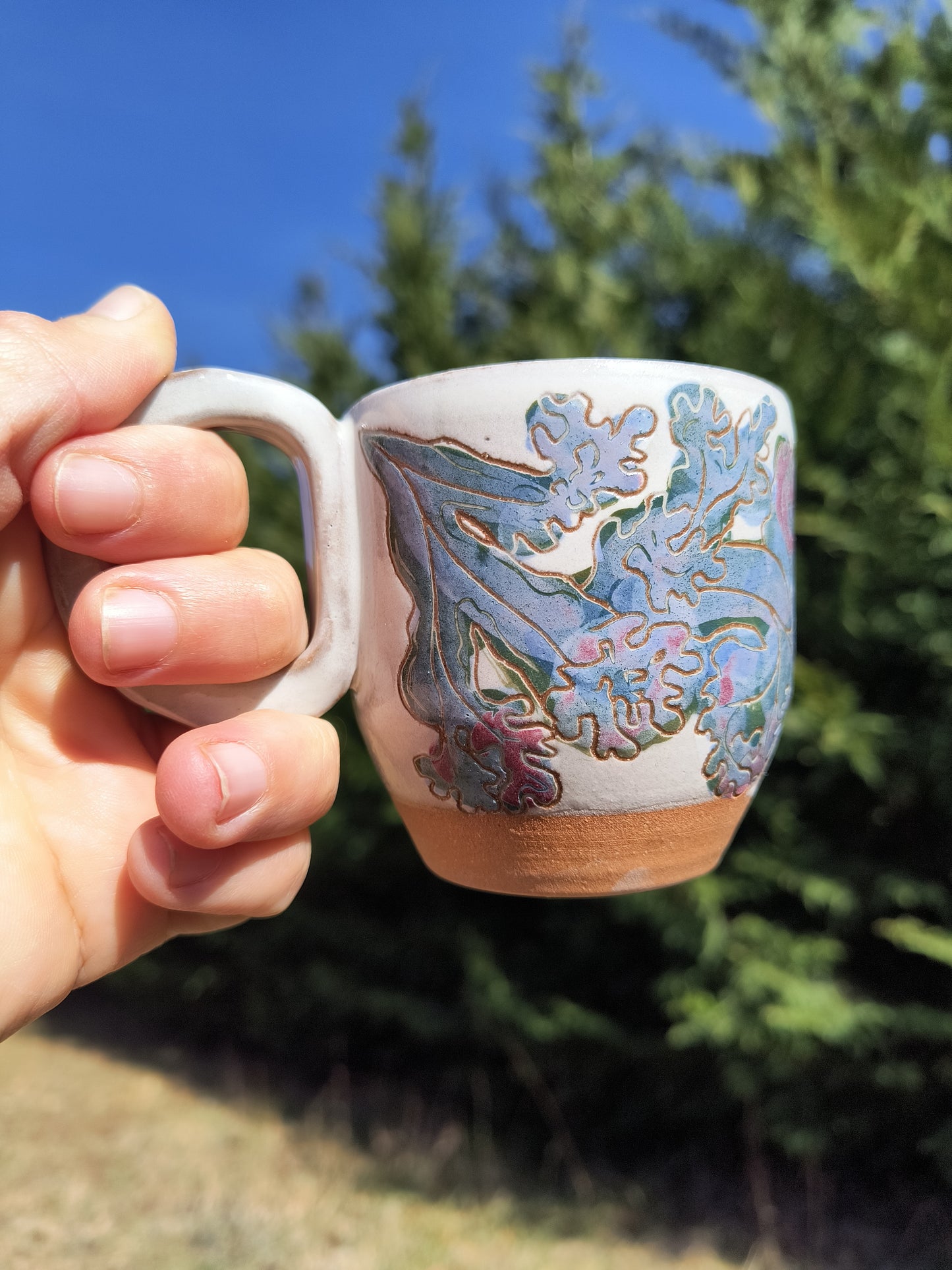 Purple Seaweed Espresso Cup