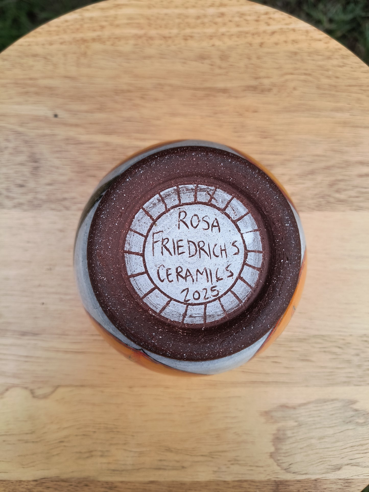 Peach Bowl B (peach halve)