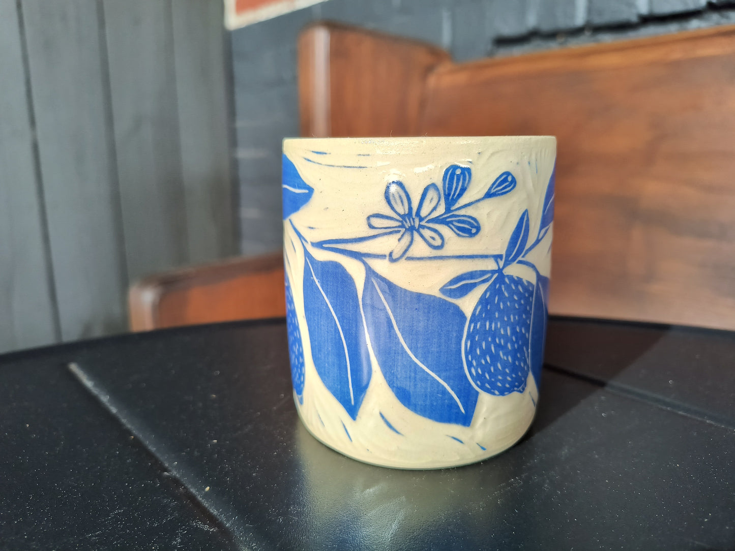 Blue Lemon Mug 12oz