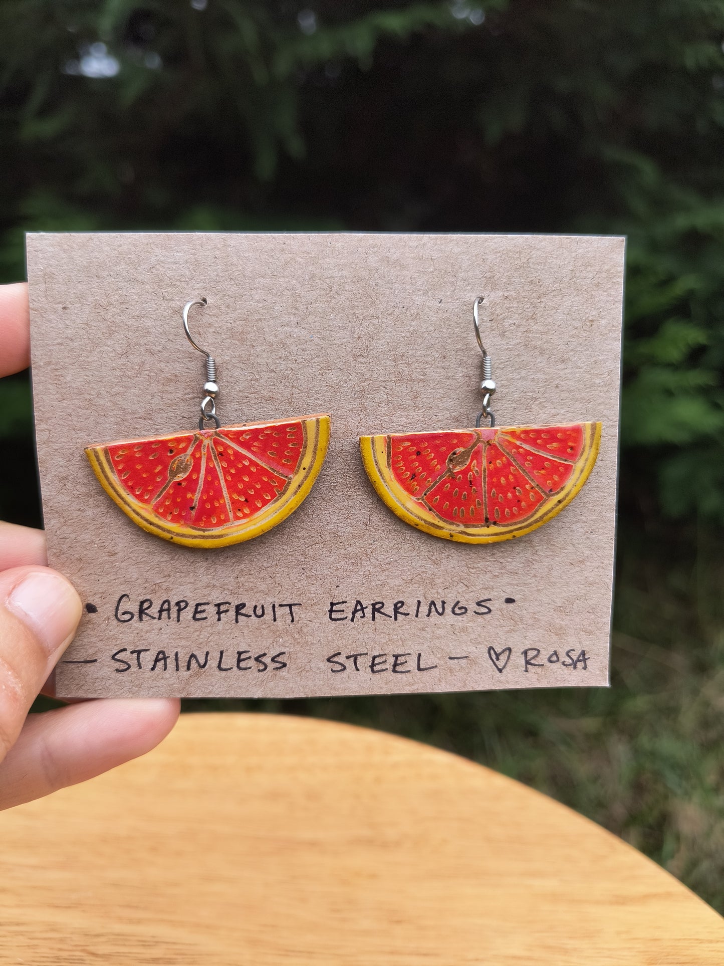 Grapefruit Earrings