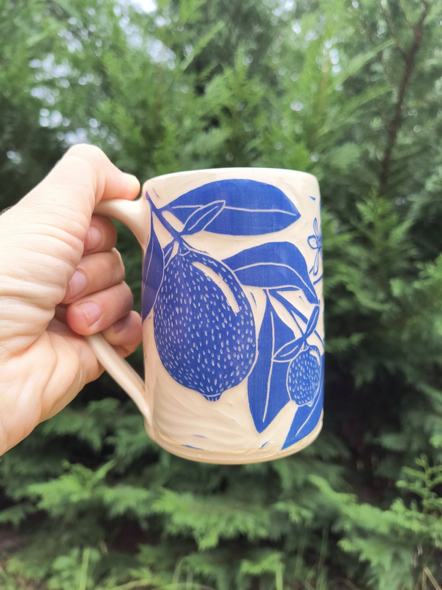 Blue Lemon Mug 16oz.