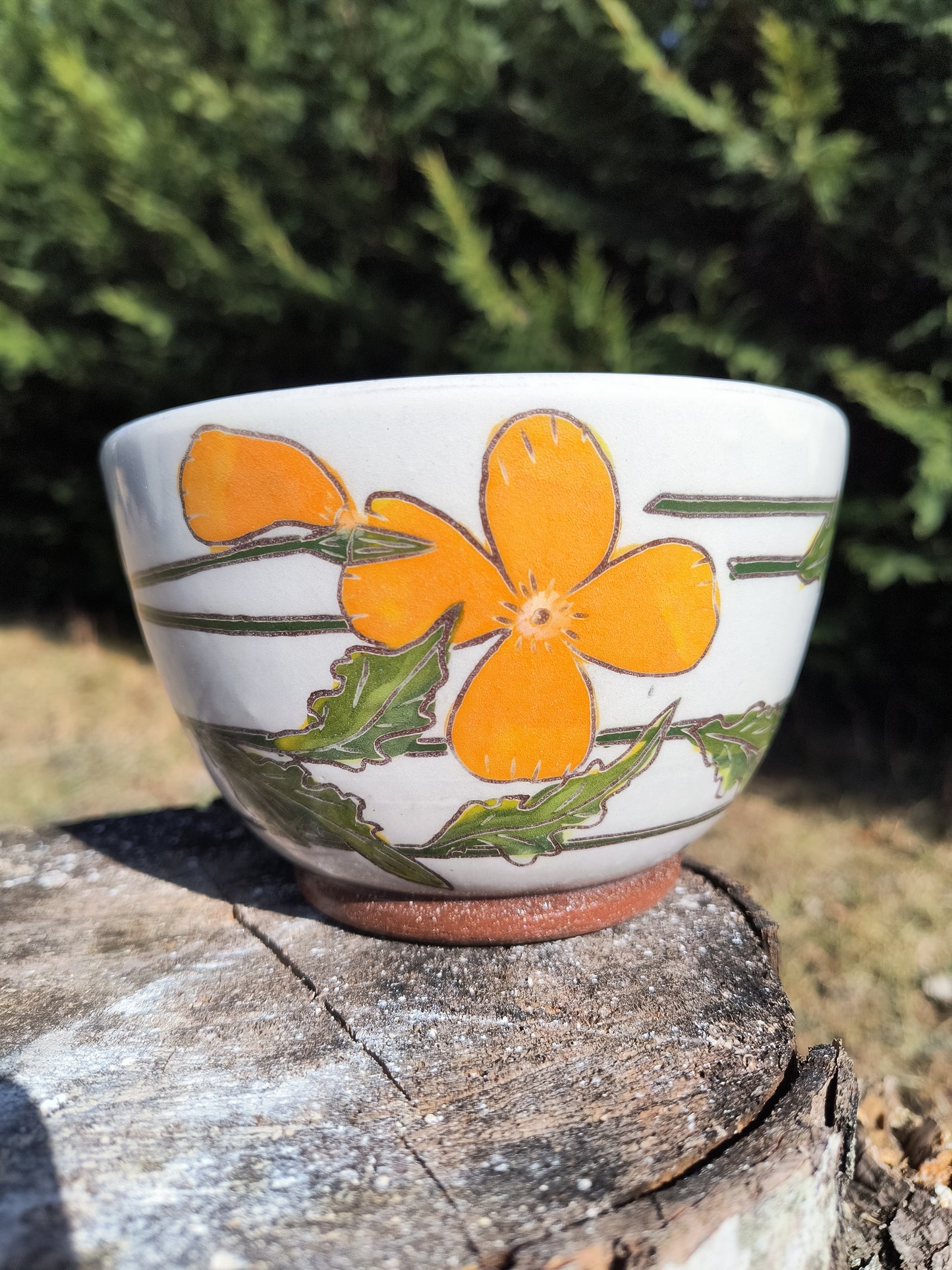 California Poppy Everyday Bowl
