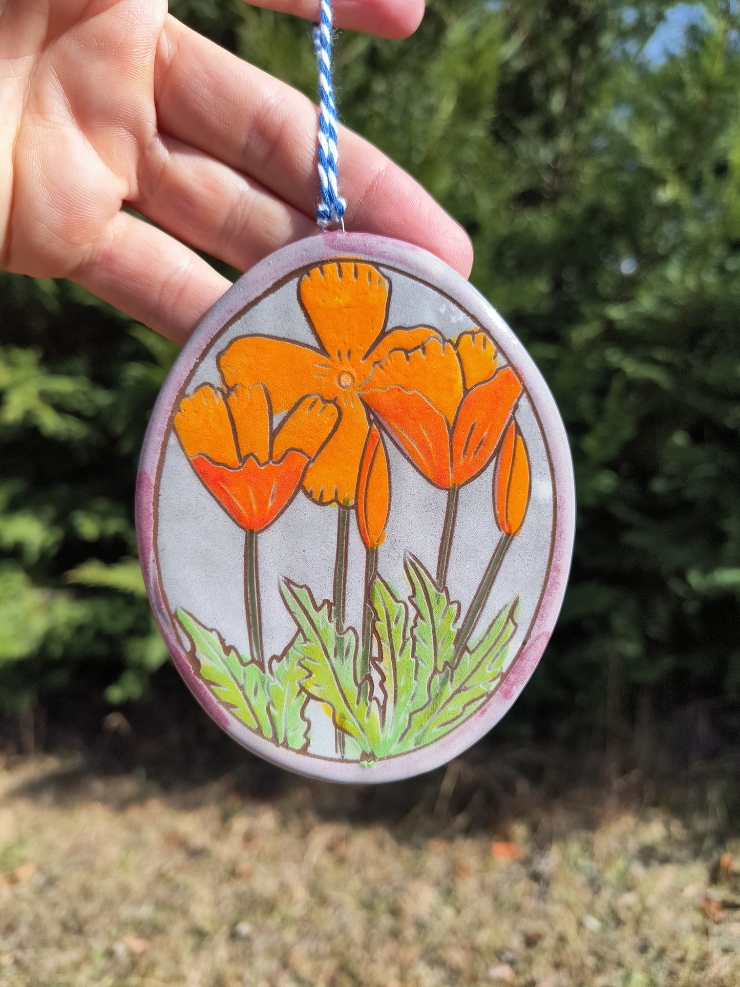 California Poppy Mini Wall Art