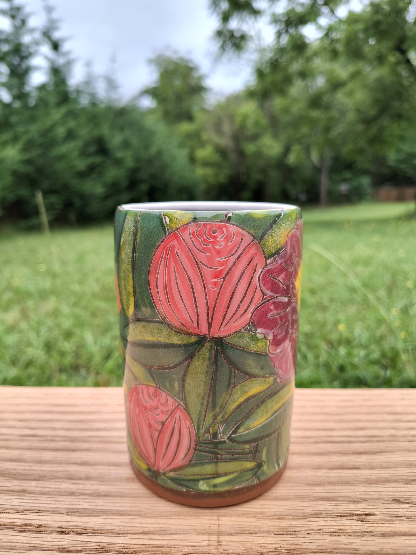 Peony Mug - tall! 16oz