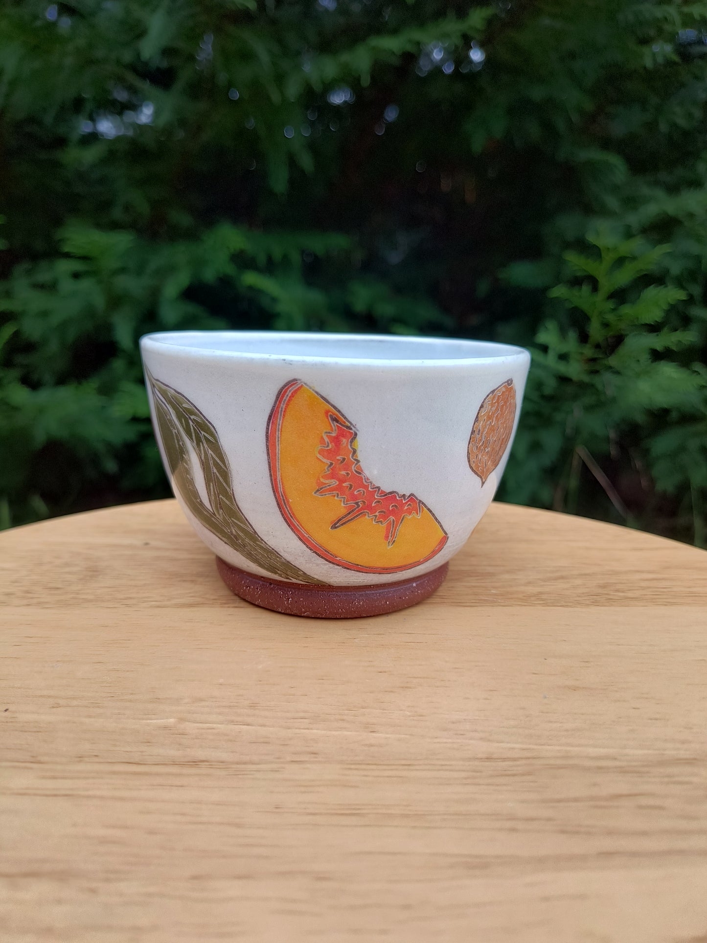Peach Bowl B (peach halve)