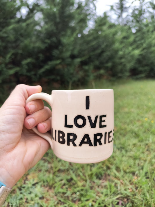 I Love Libraries Mug