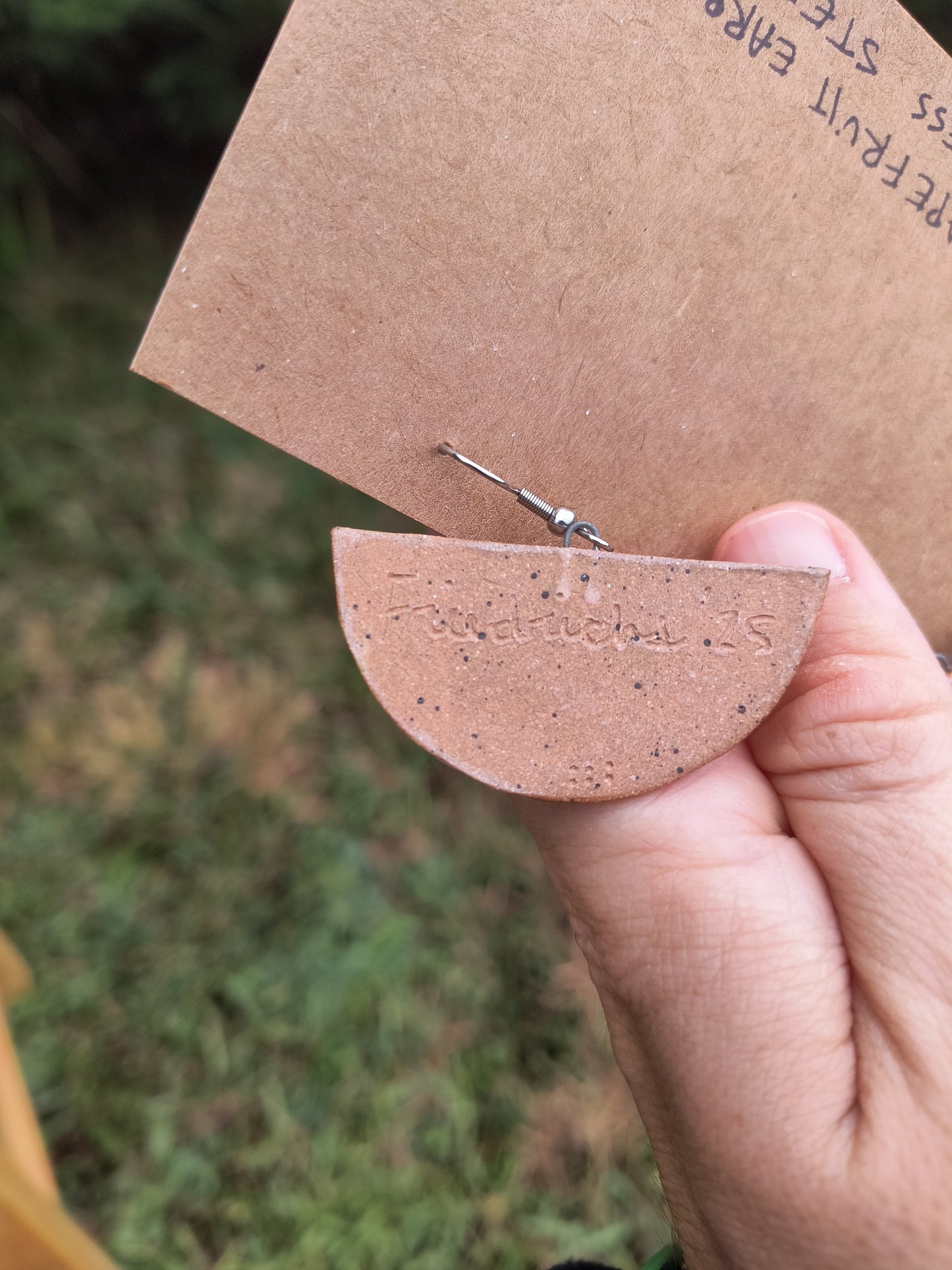 Grapefruit Earrings