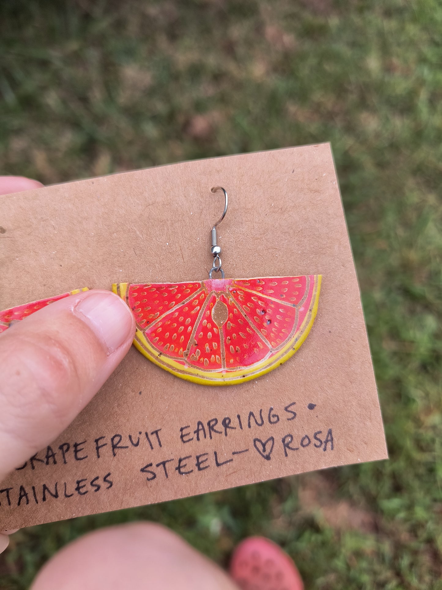 Grapefruit Earrings