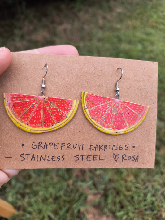 Grapefruit Earrings