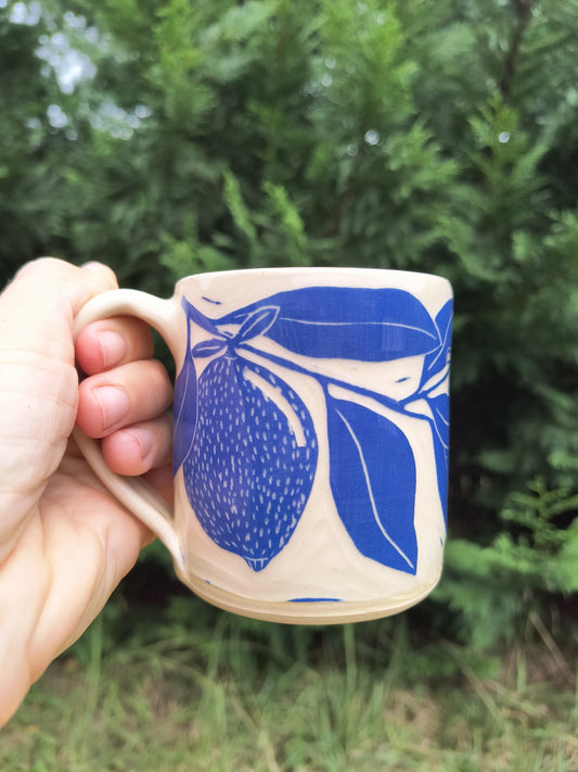Blue Lemon Mug 12oz